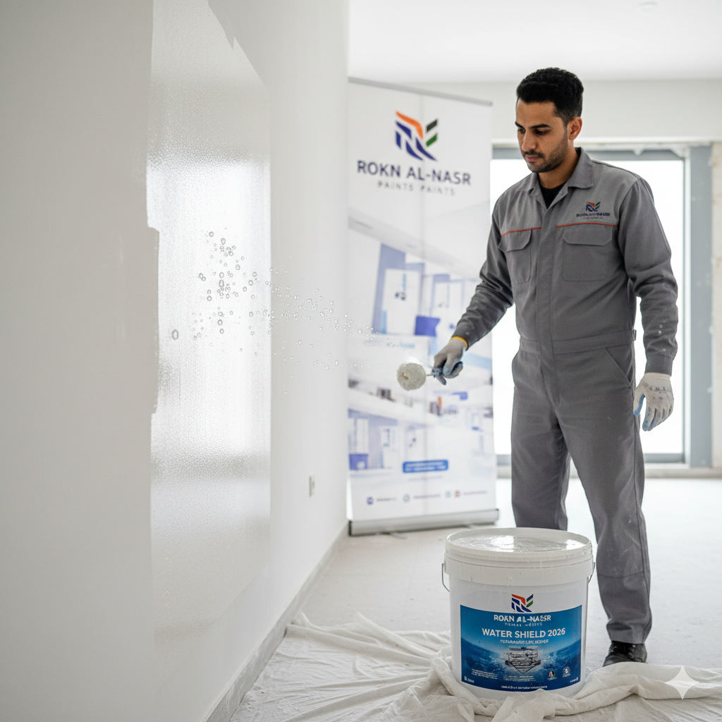 دليل عوازل الدهانات 2026: حماية منزلك من الرطوبة والحرارة مع ركن النسر