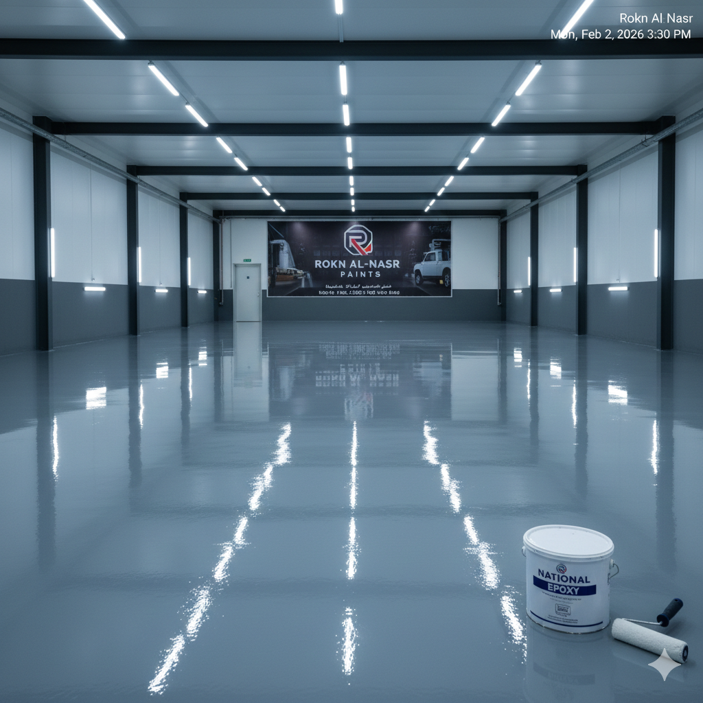 دليل ايبوكسي ناشونال للأرضيات والجدران 2026: القوة والمتانة مع ركن النسر