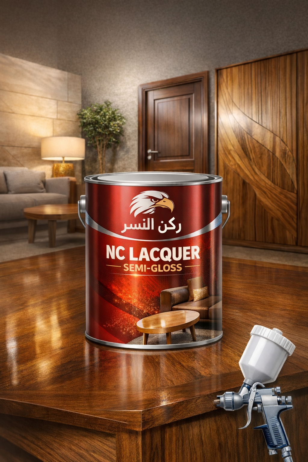 جالون صبغ ناري لكر شفاف نص لمعة 2026: سر اللمسة النهائية الفاخرة