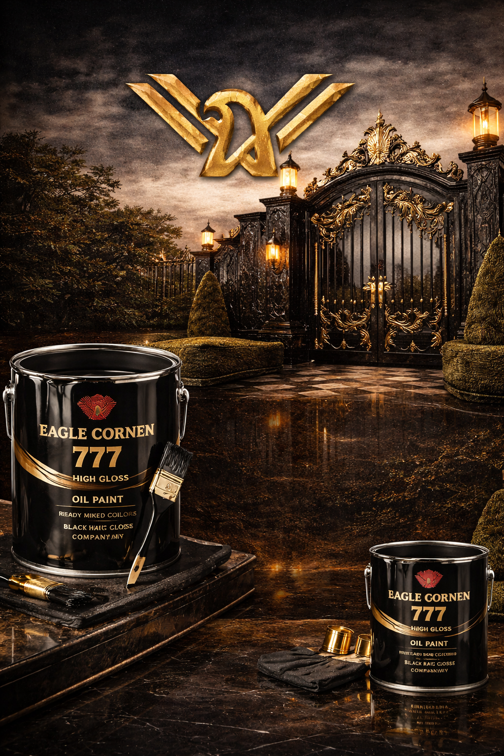 دليل دهان 777 زيتي أسود لماع 2026: الأناقة والجودة من ركن النسر