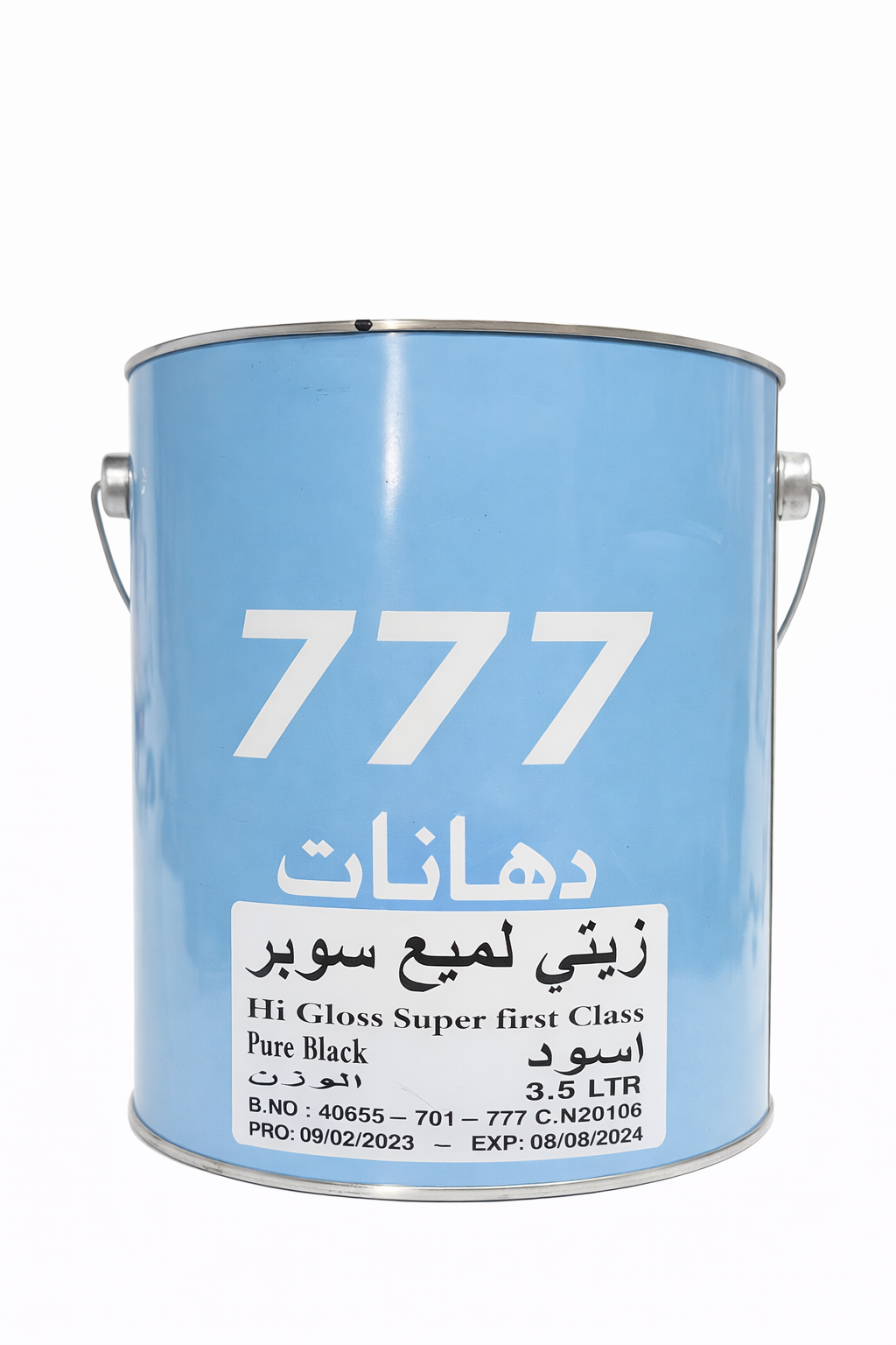 جالون دهان زيتي 777 سوبر اسود لماع 