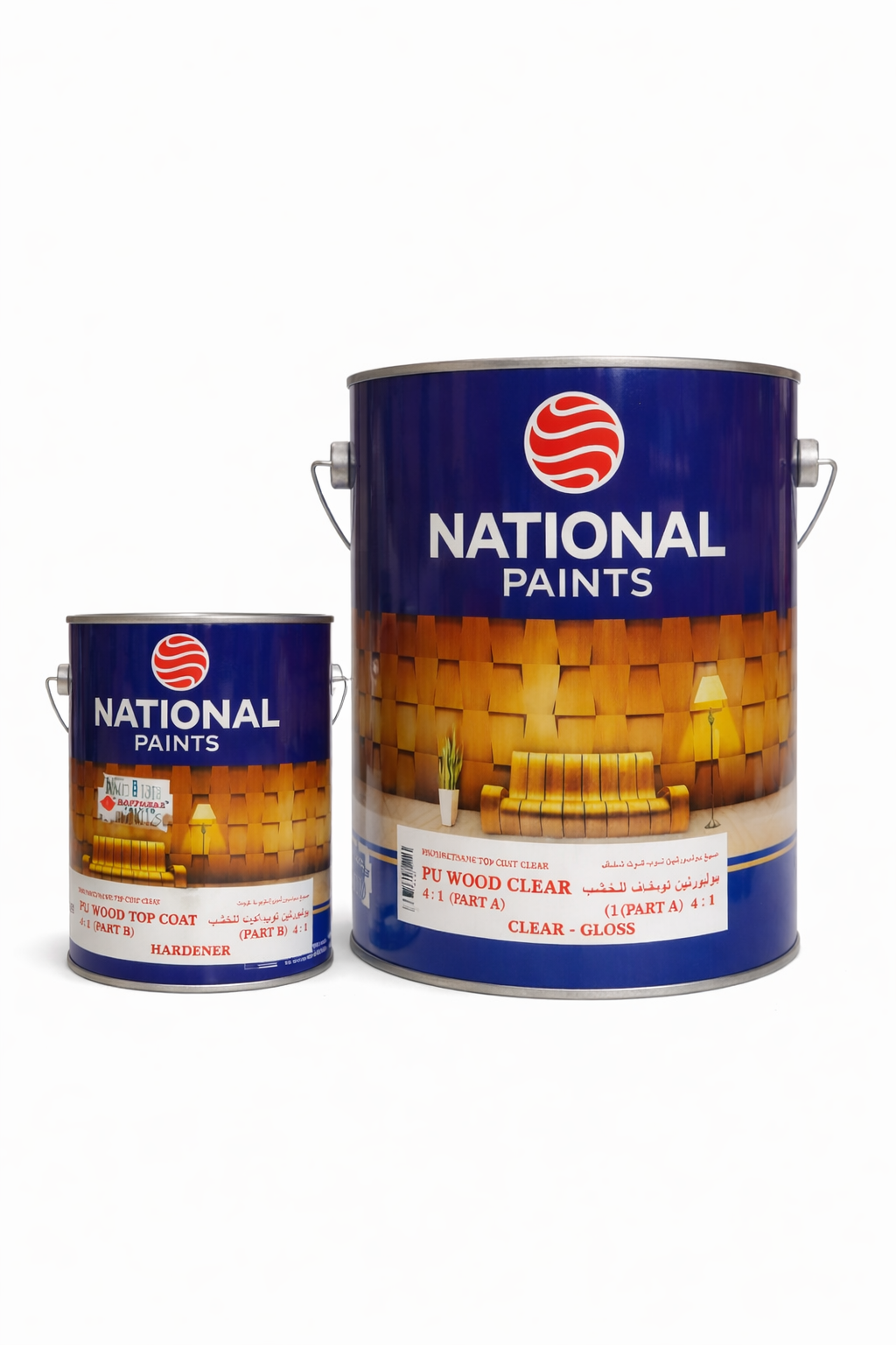 جالون لكر شفاف بوليورثين مع المصلب