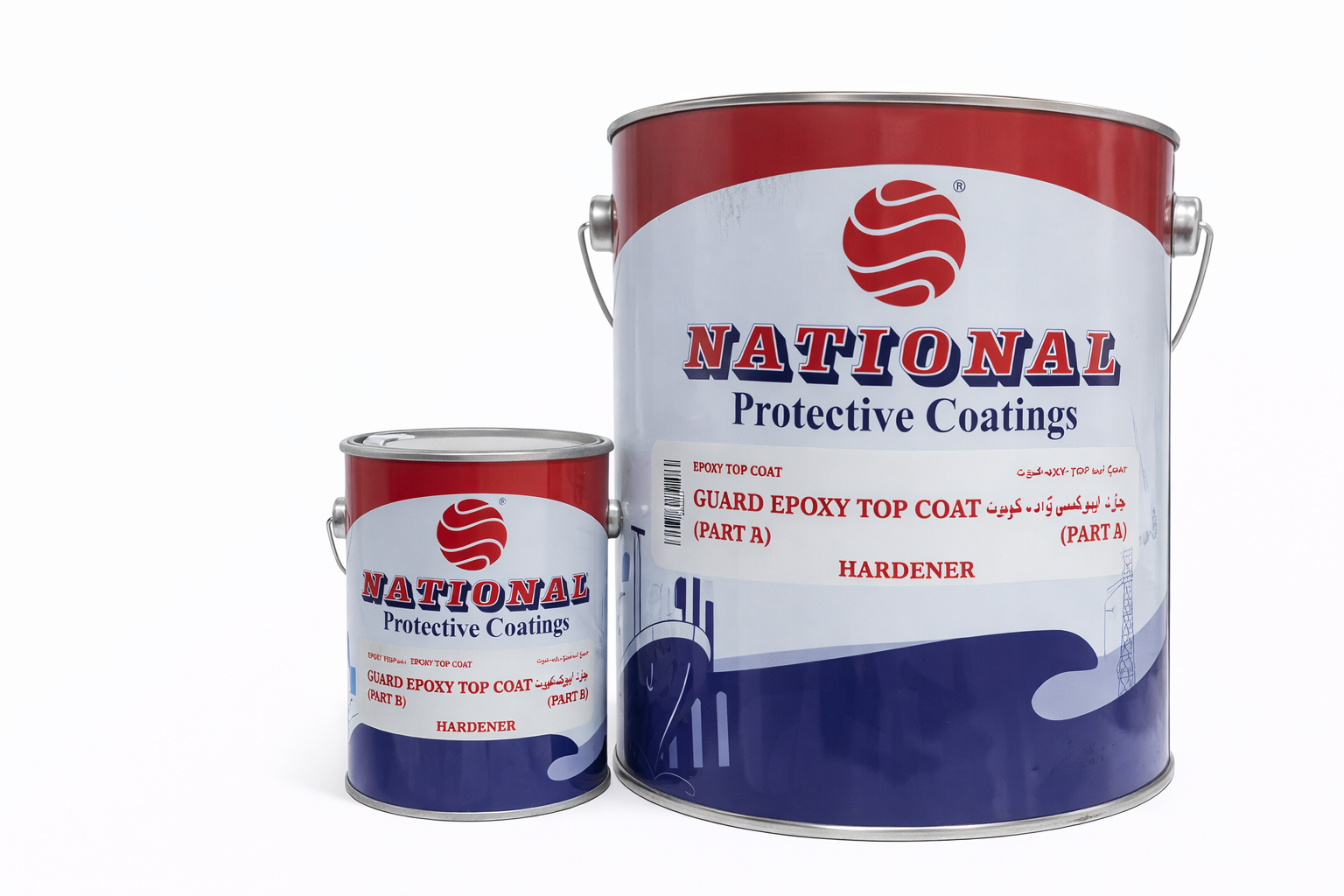 جالون ايبوكسي شفاف مع المصلب